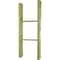 Ekena Millwork 15"W x 36"H x 3 1/2"D Vintage Farmhouse 2 Rung Ladder, Barnwood Decor Collection, Restoration Green DECR015X036X04LDRGR - alternate 2